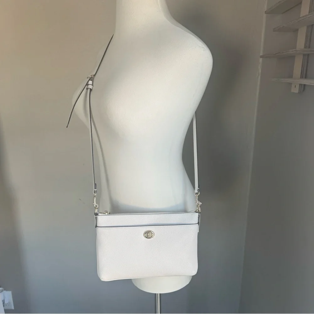 COACH Polished Pebble Polly Crossbody - Picture 3 of 10
